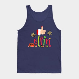 Santa Like Christmas Good Time Tank Top